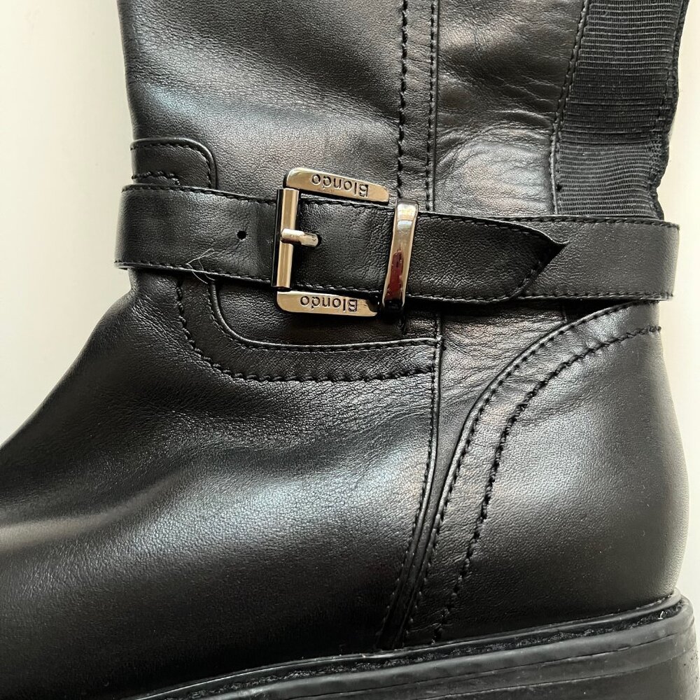 Blondo Tall Leather Waterproof Riding Moto Boots | 7.5 - Picture 6 of 9